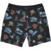 imageQuiksilver Mens Standard Throwback Boardshort Swim TrunkBlack Island Souvenir Boardshort