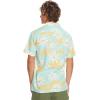 imageQuiksilver Mens Stott Button Up Woven ShirtPastel Turquoise Trippy Floral