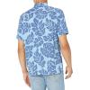 imageQuiksilver Mens Waterfall Rain Button Up Woven TopDusk Blue Waterfall Rain 233