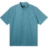 imageQuiksilver  Mens Centinela 4 Woven Shirt Color Reef Waters Centinella Size Medium