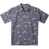 imageQuiksilver Mens Kings Cliff Button Up Woven ShirtBlack Line Spinner