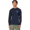 imageQuiksilver Mens Palm Island Long Sleeve Screen TeeNavy