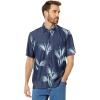 imageQuiksilver Mens Skipped Out Button Up Woven TopEstate Blue Skippe Out 234