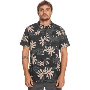 imageQuiksilver Mens Stott Button Up Woven ShirtBlktrippy Trippy Floral