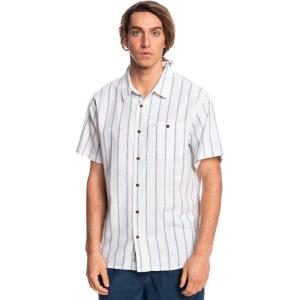 imageQuiksilver Mens Stott Button Up Woven ShirtWhite Stott