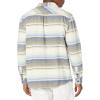 imageQuiksilver Mens Lowest Tide Flannel Woven TopDusk Blue Lowest Tide 233