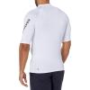 imageQuiksilver Mens Standard All Time Short Sleeve Rashguard UPF 50 Sun Protection Surf ShirtWhite