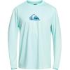 imageQuiksilver Mens Standard Solid Streak Ls Long Sleeve Surf Tee RashguardAngel Blue