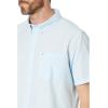 imageQuiksilver Mens Winfall Button Up Woven TopClear Sky 233