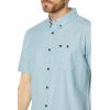 imageQuiksilver Mens Winfall Button Up Woven TopMoroccan Blue