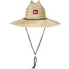 imageQuiksilver mens Pierside Straw Lifeguard Beach Straw Sun Hat Natural LargeXLarge USNaturalRed
