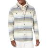 imageQuiksilver Mens Lowest Tide Flannel Woven TopDusk Blue Lowest Tide 233