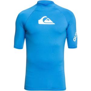 imageQuiksilver Mens Standard All Time Short Sleeve Rashguard UPF 50 Sun Protection Surf ShirtBlithe