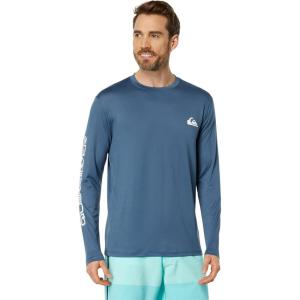imageQuiksilver Mens Standard Omni Session Long Sleeve Rashguard Surf ShirtBering Sea
