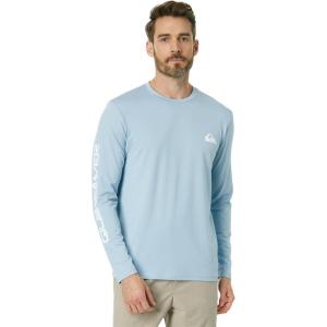 imageQuiksilver Mens Standard Omni Session Long Sleeve Rashguard Surf ShirtCelestial Blue