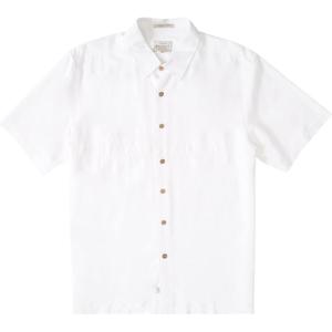 imageQuiksilver Mens Tahiti Palm 4 Button Up Floral Collared ShirtWhite