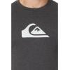 imageQuiksilver Mens Comp Logo Short Sleeve Screen TeeCharcoal Heather