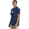 imageQuiksilver Mens Comp Logo Short Sleeve Screen TeeEstate Blue