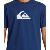 imageQuiksilver Mens Comp Logo Short Sleeve Screen TeeEstate Blue