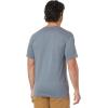 imageQuiksilver Mens Comp Logo Short Sleeve Screen TeeFlint Stone