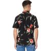 imageQuiksilver Mens Night Bloomer Button Up Woven TopBlack Night Bloomer 234
