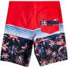 imageQuiksilver Mens Standard Surfsilk Panel 20 Boardshort Swim Trunk Bathing SuitHigh Risk Red