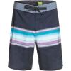imageQuiksilver Mens Standard Surfsilk Stretch 19 Inch Boardshort Swim TrunkDark GreyPurpleBlue
