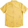 imageQuiksilver Mens Strange Daze Button Up Woven ShirtIsland Time StretchOchre