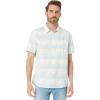 imageQuiksilver Mens Cali Sunrise Button Up Woven ShirtSky Blue Cali Str