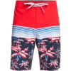 imageQuiksilver Mens Standard Surfsilk Panel 20 Boardshort Swim Trunk Bathing SuitHigh Risk Red