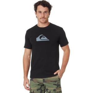 imageQuiksilver Mens Comp Logo Short Sleeve Screen TeeBlack