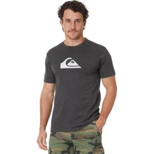 imageQuiksilver Mens Comp Logo Short Sleeve Screen TeeCharcoal Heather