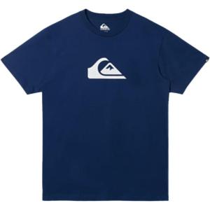 imageQuiksilver Mens Comp Logo Short Sleeve Screen TeeEstate Blue