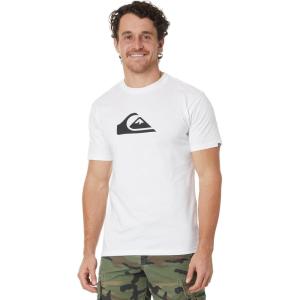 imageQuiksilver Mens Comp Logo Short Sleeve Screen TeeWhite