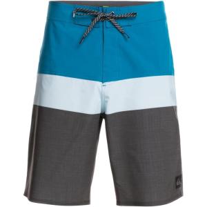 imageQuiksilver Mens Standard Surfsilk Panel 20 Boardshort Swim Trunk Bathing SuitBlue Grey