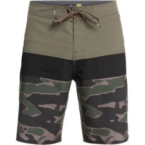 imageQuiksilver Mens Standard Surfsilk Panel 20 Boardshort Swim Trunk Bathing SuitFallen Rock