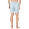imageQuiksilver Mens The Deck Print 18 Volley Swim Trunk BoardshortDusk Blue the Deck Print Volley 18