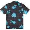 imageQuiksilver Mens Visual Florist Floral Hawaiian Button Up ShirtBlack Visual Florist