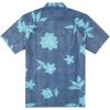 imageQuiksilver Mens Visual Florist Floral Hawaiian Button Up ShirtEnsign Blue Visual Florist