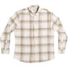 imageQuiksilver Mens Morning Check Button Down Flannel ShirtAntique White Morning Check