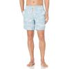 imageQuiksilver Mens The Deck Print 18 Volley Swim Trunk BoardshortDusk Blue the Deck Print Volley 18