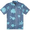 imageQuiksilver Mens Visual Florist Floral Hawaiian Button Up ShirtEnsign Blue Visual Florist
