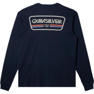 imageQuiksilver  Mens Range Life Long Sleeve Mu1 TShirt Color Navy Size Large