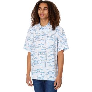 imageQuiksilver Mens Bento Button Up Woven TopBento White 234
