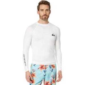 imageQuiksilver Mens Everyday Upf50 Long Sleeve RashguardWhite