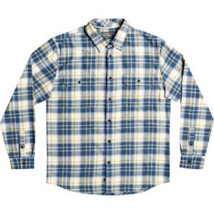 imageQuiksilver Mens Midmorning Check Flannel ShirtEnsign Blue Midmorning Check