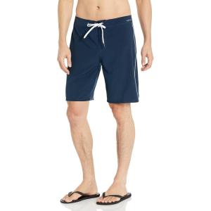 imageQuiksilver Mens Standard Highline Massive 20 Inch Outseam Stretch Boardshort Swim TrunkNavy Blazer