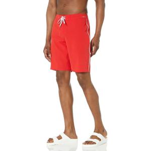 imageQuiksilver Mens Standard Highline Massive 20 Inch Outseam Stretch Boardshort Swim TrunkQuik Red
