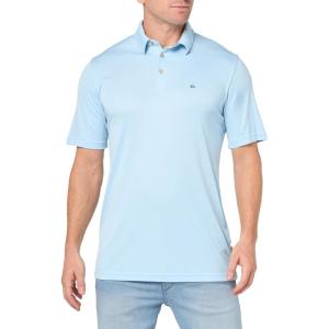 imageQuiksilver Mens Waterpolo 3 Lightweight Quick Dry Collared Polo ShirtDream Blue 241