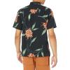 imageQuiksilver Mens Perfect Bloom Button Up Woven TopBlack Perfect Bloom 233